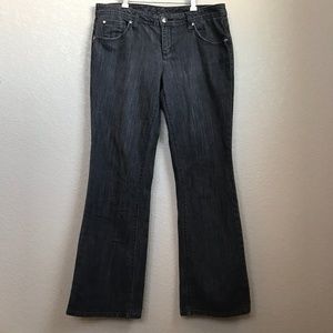 Tommy Hilfiger Faded Wash Black Jeans Size 10